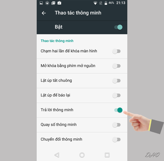 Chọn trả lời thông minh